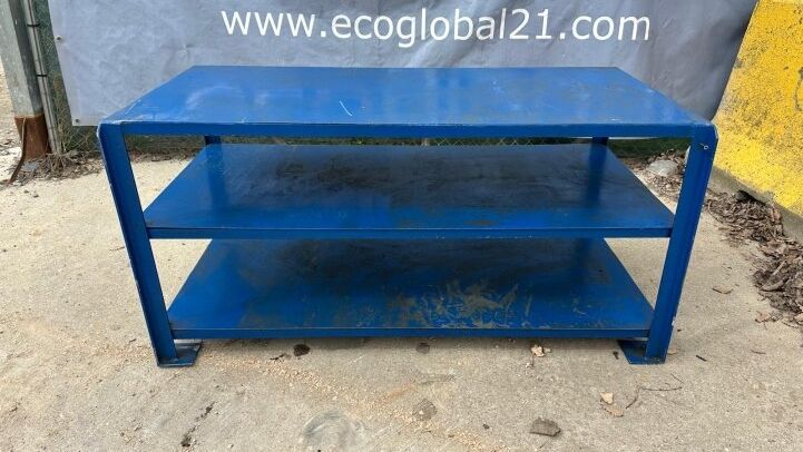 - LOT OF METAL WORK TABLES